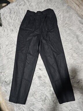 Norton McNaughton Black Wool Dress Pants